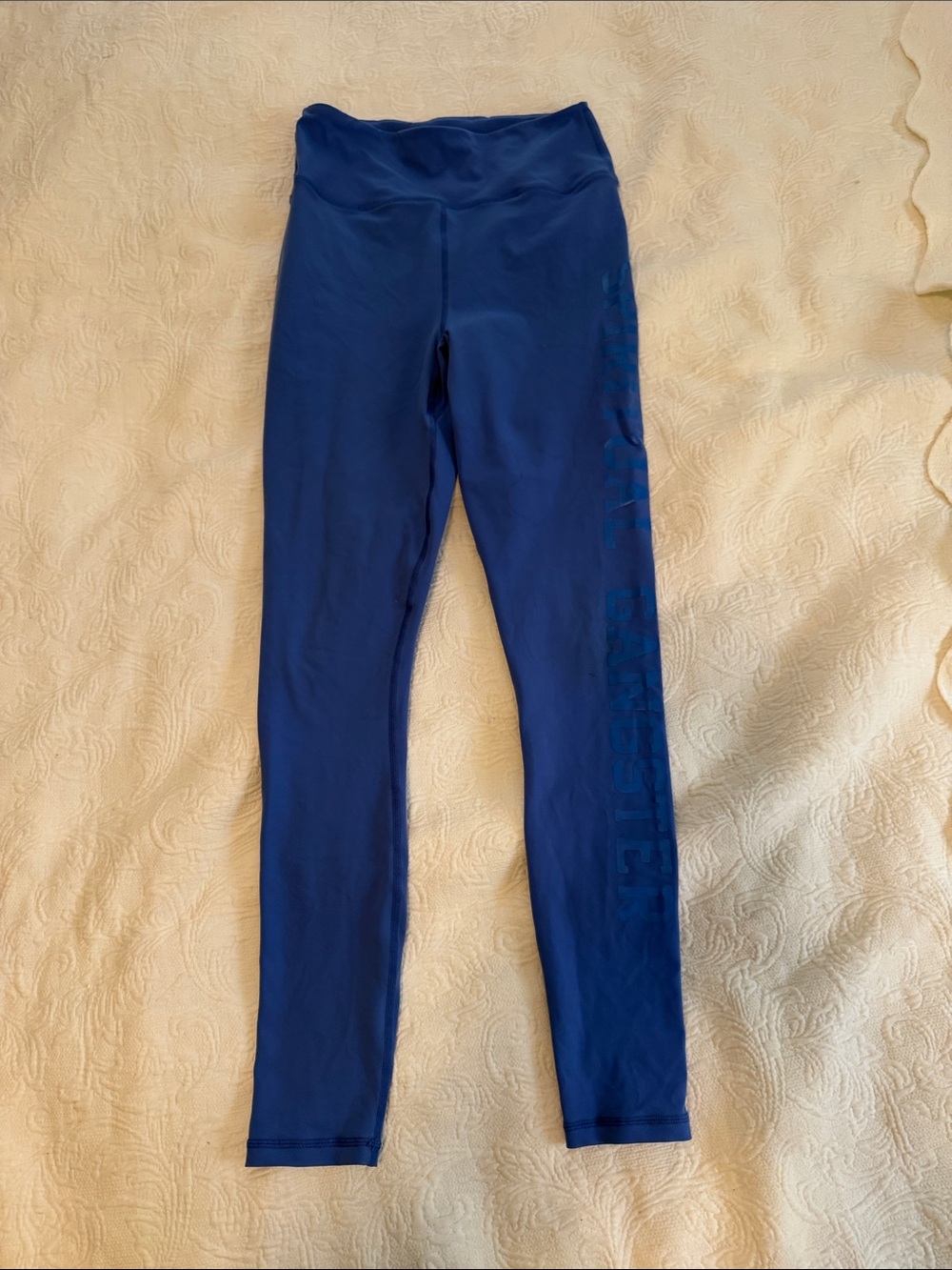 Spiritual gangster size medium blue leggings